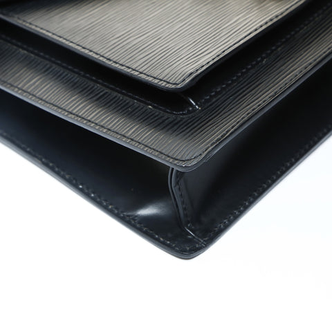 LOUIS VUITTON 2005 Epi Monceau Handbag black WS25750