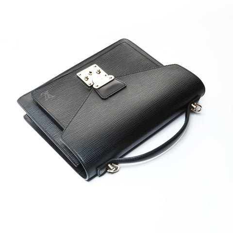 LOUIS VUITTON 2005 Epi Monceau Handbag black WS25750