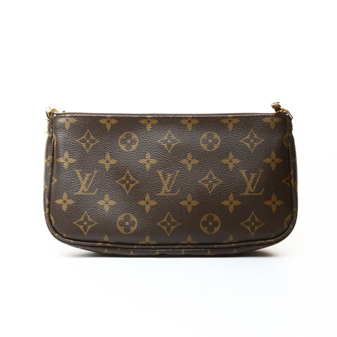 LOUIS VUITTON Multi Pochette Accessoires Monogram Pink Shoulder Bag Brown WS25751