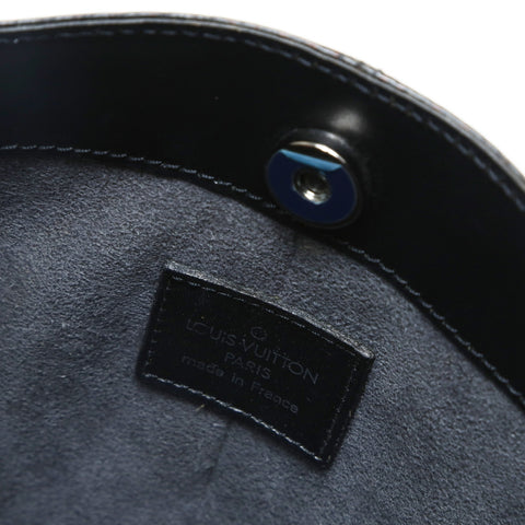 LOUIS VUITTON 2000 Demi Lune Epi One Belt Pochette M52622 Shoulder Bag black WS25752