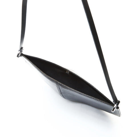 LOUIS VUITTON 2000 Demi Lune Epi One Belt Pochette M52622 Shoulder Bag black WS25752