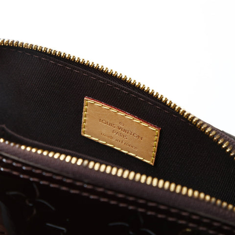 LOUIS VUITTON 2019 Epi Vernis Monogram Alma BB 2-way Shoulder Bag purple WS25753