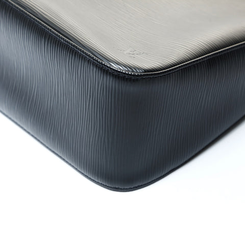 LOUIS VUITTON 2004 Epi Looping MM Shoulder Bag black WS25754