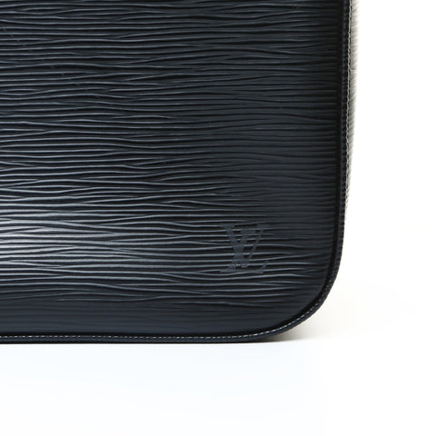 LOUIS VUITTON 2004 Epi Looping MM Sac à bandoulière noir WS25754