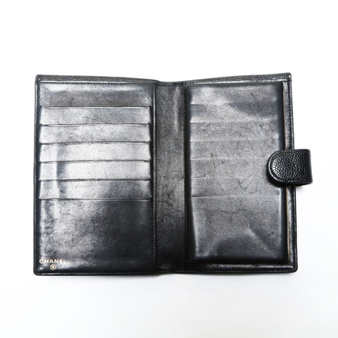 CHANEL No. 5 COCO Mark Caviar Skin Purse black WS25763