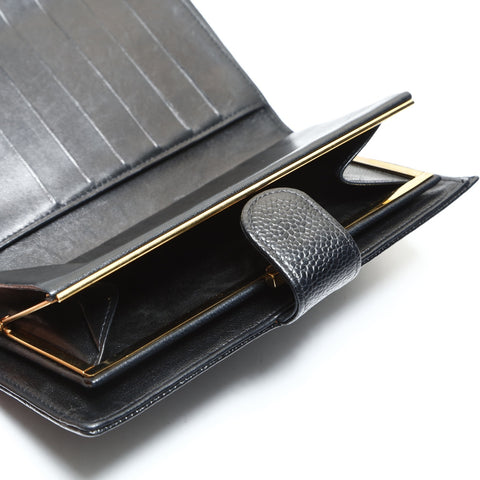 CHANEL No. 5 COCO Mark 鱼子酱皮肤钱包 黑色 WS25763