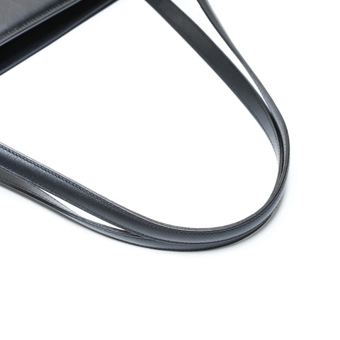 CARTIER Leather Cabochon Shoulder Bag black WS25777