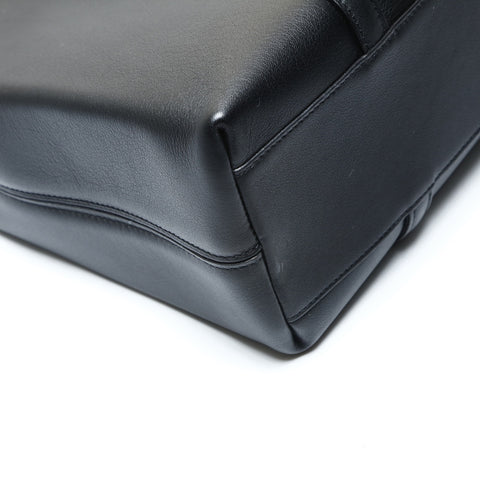 CARTIER Leather Cabochon Shoulder Bag black WS25777