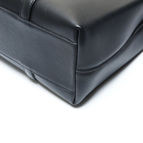 CARTIER Leather Cabochon Shoulder Bag black WS25777