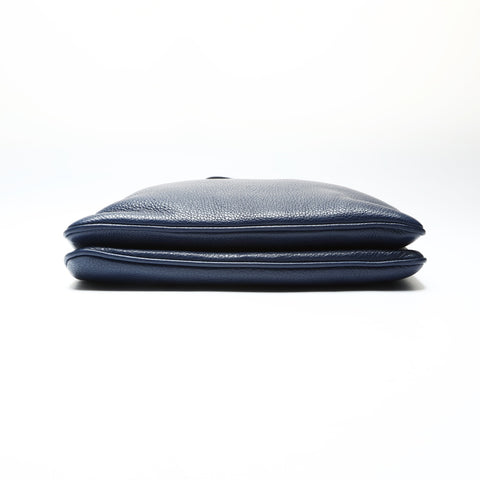 PRADA leather Shoulder Bag Navy WS25785