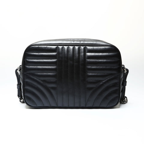 PRADA Leather Diagram 1BH083 Camera Bag Shoulder Bag black WS25789