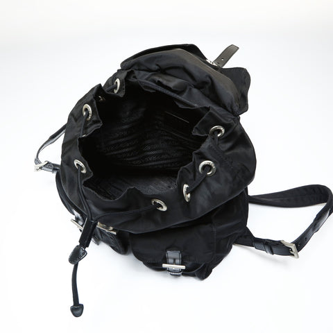 PRADA Nylon Backpack  Daypack black WS25790