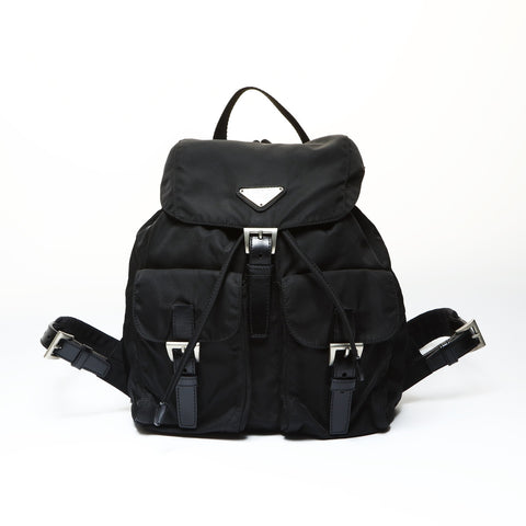 PRADA Nylon Backpack  Daypack black WS25790