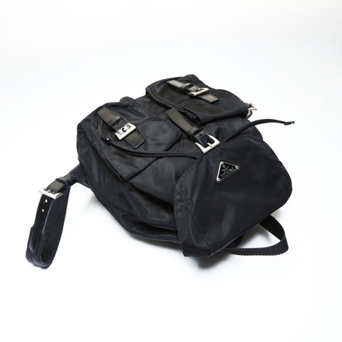 PRADA Nylon Backpack  Daypack black WS25790