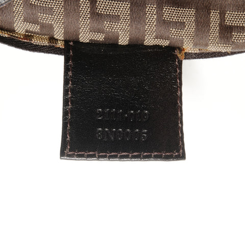 FENDI Sac à main en toile Zucchino beige WS25803