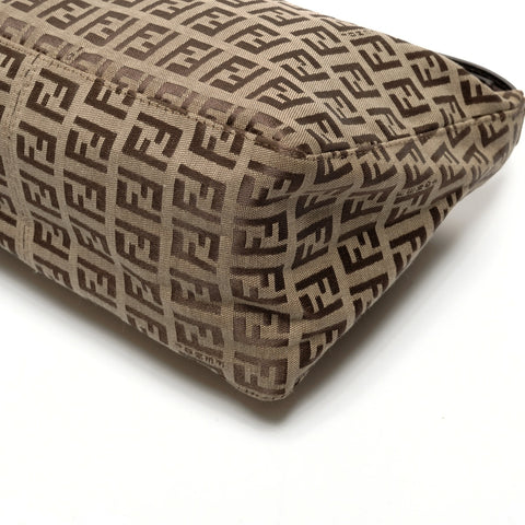FENDI Sac à main en toile Zucchino beige WS25803