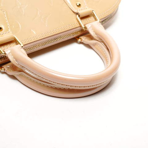 LOUIS VUITTON Alma PM Monogramm Vernis Handtasche beige WS25806