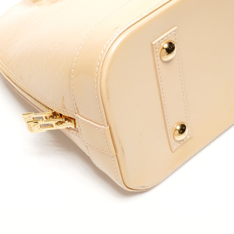 LOUIS VUITTON Alma PM Monogram Vernis Handbag beige WS25806