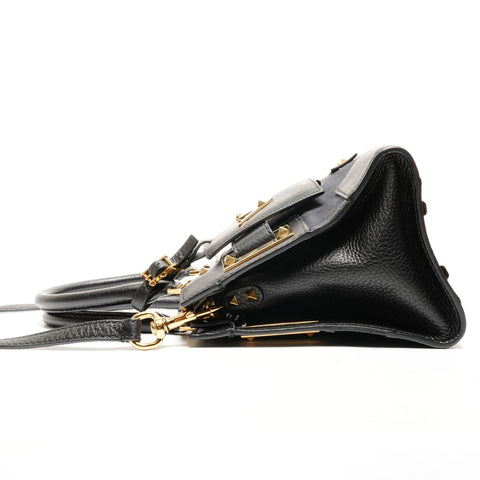 VALENTINO Denim studs 2way Shoulder Bag Navy WS25808