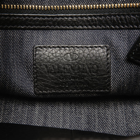 VALENTINO Denim studs 2way Shoulder Bag Navy WS25808