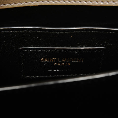 YVES SAINT LAURENT Cassandra 2-way Mini Top Handle Shoulder Bag Brown WS25809