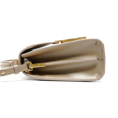 YVES SAINT LAURENT Cassandra 2-way Mini Top Handle Shoulder Bag Brown WS25809