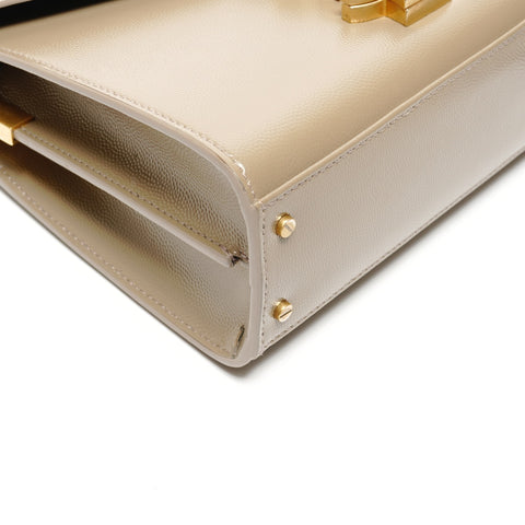 YVES SAINT LAURENT Cassandra 2-way Mini Top Handle Shoulder Bag Brown WS25809