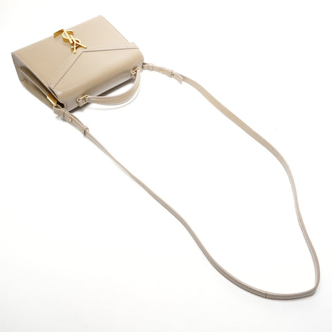 YVES SAINT LAURENT Cassandra 2-way Mini Top Handle Shoulder Bag Brown WS25809