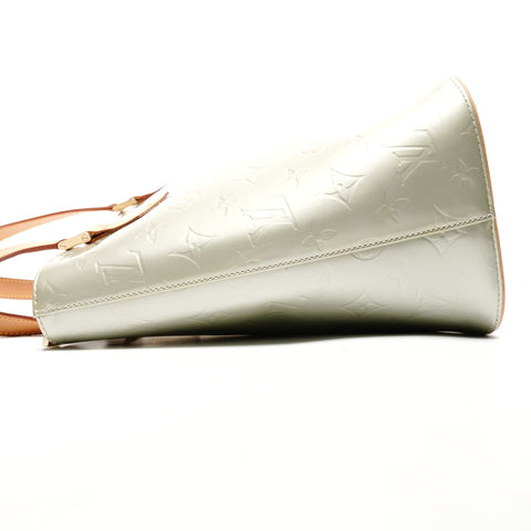 LOUIS VUITTON Patent leather Vernis Houston monogram M91004 made in 2001 Tote Bag green WS25810