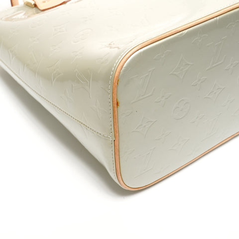 LOUIS VUITTON Patent leather Vernis Houston monogram M91004 made in 2001 Tote Bag green WS25810