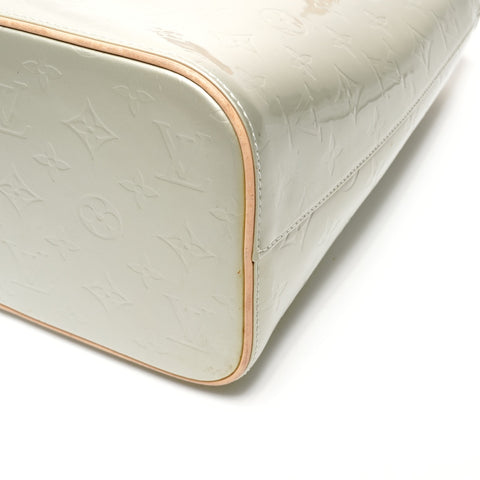 LOUIS VUITTON Patent leather Vernis Houston monogram M91004 made in 2001 Tote Bag green WS25810