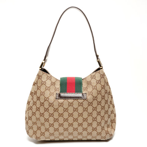 GUCCI GG canvas Sherry one belt Shoulder Bag beige WS25813