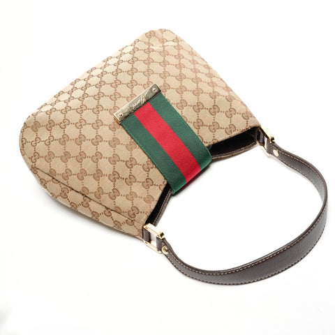 GUCCI GG canvas Sherry one belt Shoulder Bag beige WS25813