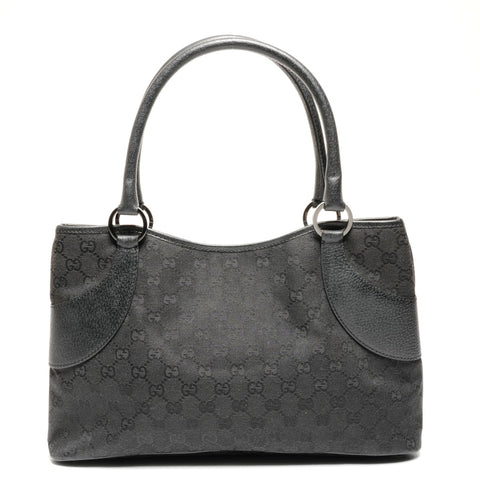 GUCCI GG canvas Handbag black WS25814