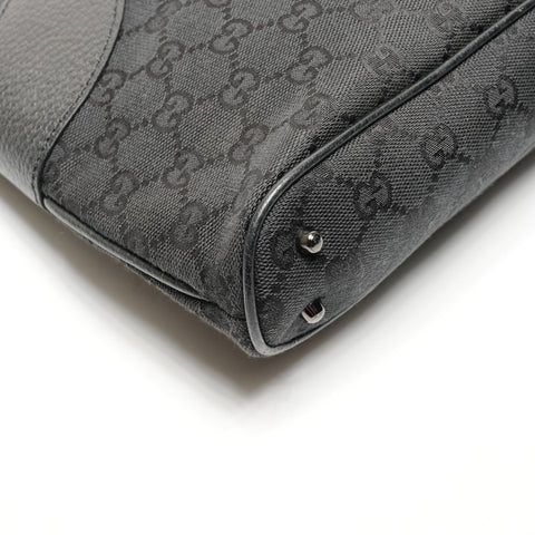 GUCCI GG canvas Handbag black WS25814