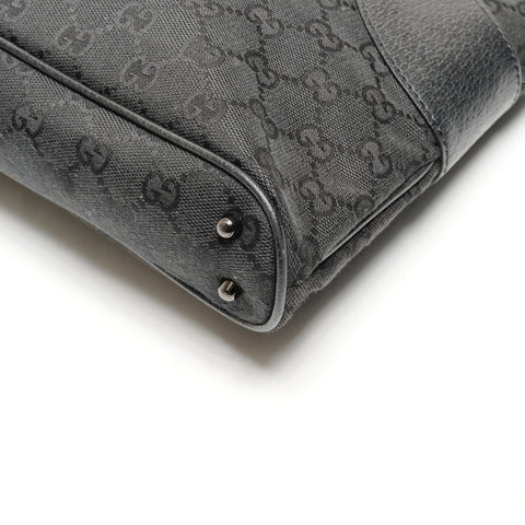 GUCCI GG canvas Handbag black WS25814