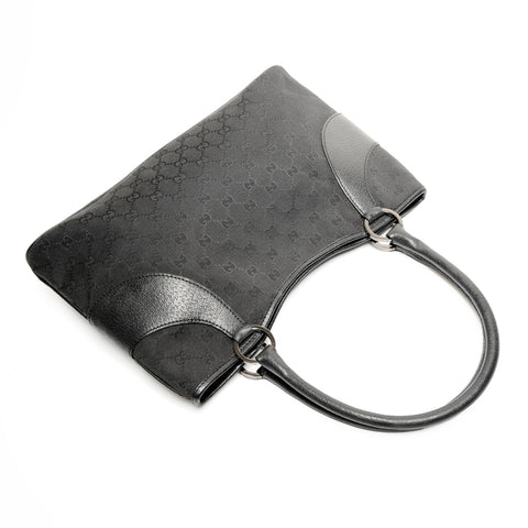 GUCCI GG canvas Handbag black WS25814