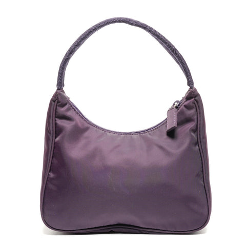 PRADA Nylon Mini Hobo Handtasche lila WS25817