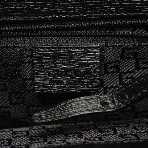 GUCCI G logo canvas Handbag black WS25822