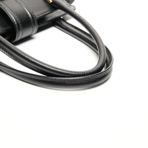 GUCCI G logo canvas Handbag black WS25822