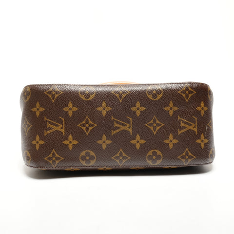 LOUIS VUITTON 2002 Monogram Looping MM Shoulder Bag Brown WS25824