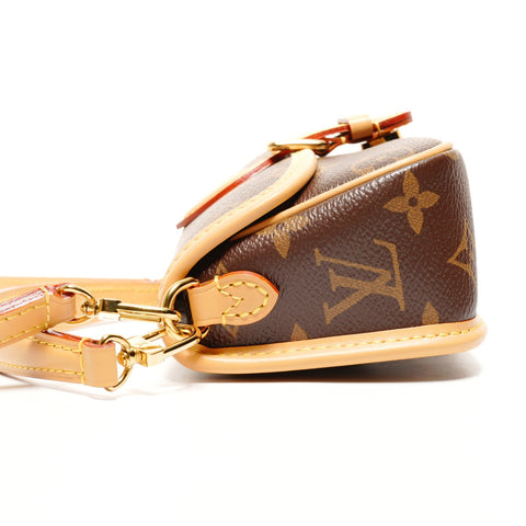 LOUIS VUITTON Nano Diane Monogram 2way Shoulder Bag Brown WS25825
