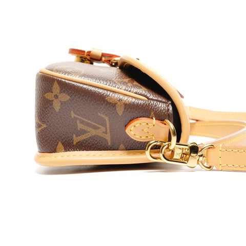 LOUIS VUITTON Nano Diane Monogram 2way Umhängetasche Braun WS25825