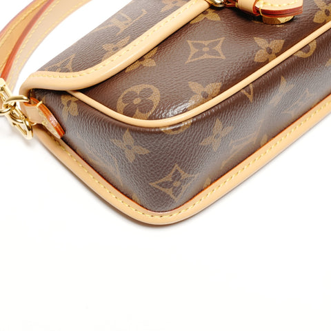 LOUIS VUITTON Nano Diane Monogram 2way Umhängetasche Braun WS25825