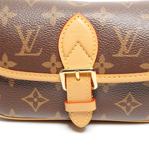 LOUIS VUITTON Nano Diane Monogram 2way Shoulder Bag Brown WS25825