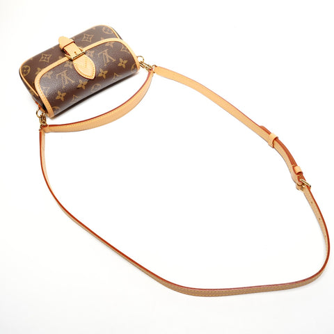 LOUIS VUITTON Nano Diane Monogram 2way Shoulder Bag Brown WS25825