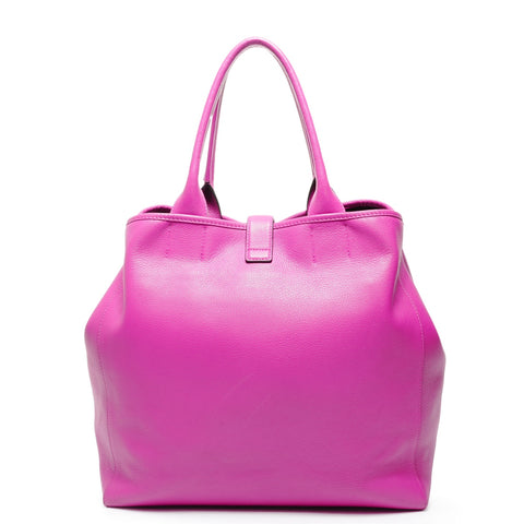 LOEWE Anagram leather Tote Bag purple WS25830