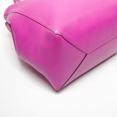 LOEWE Anagram leather Tote Bag purple WS25830