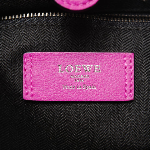 LOEWE Anagram leather Tote Bag purple WS25830