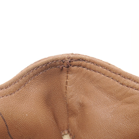 BOTTEGAVENETA Perforated INTRECCIATO leather Handbag Brown WS25831